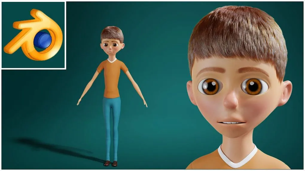 Blender卡通人物建模技术视频教程第一季 中文字幕 Modelling Cartoon Characters For Animation Volume 1