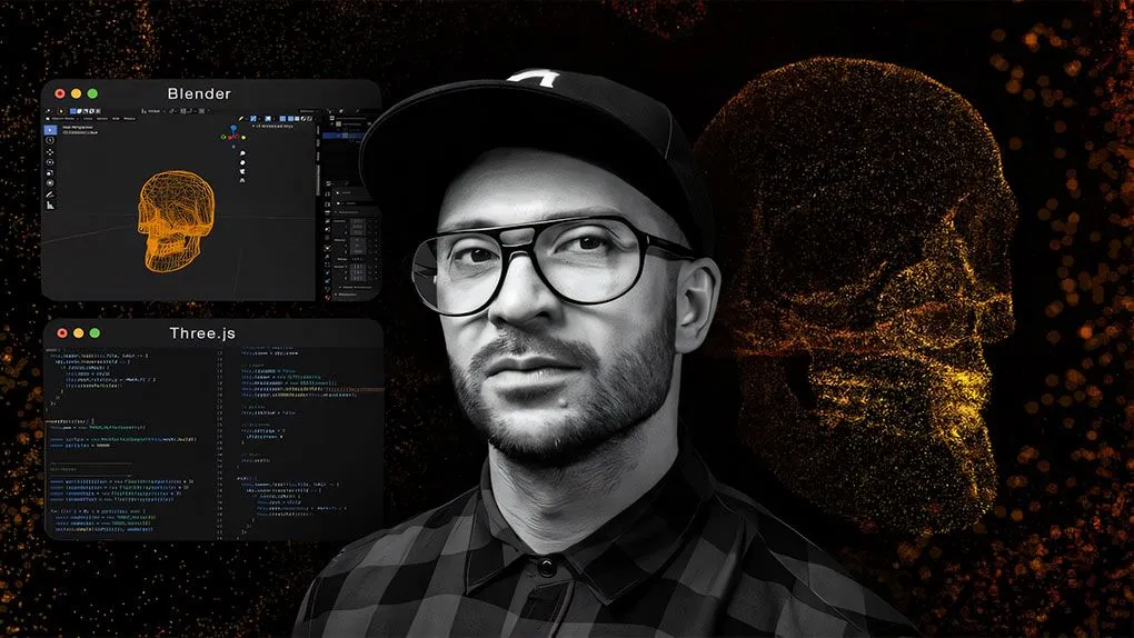 Blender和Three.js制作3D粒子场景视频教程 Impress everyone with a 3D particle scene with Blender and Three.js