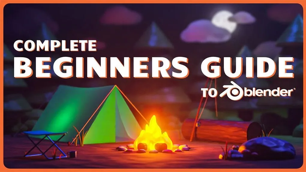 Blender 3D卡通雕刻艺术核心技术训练视频教程 Complete Beginners Guide to Blender 3D