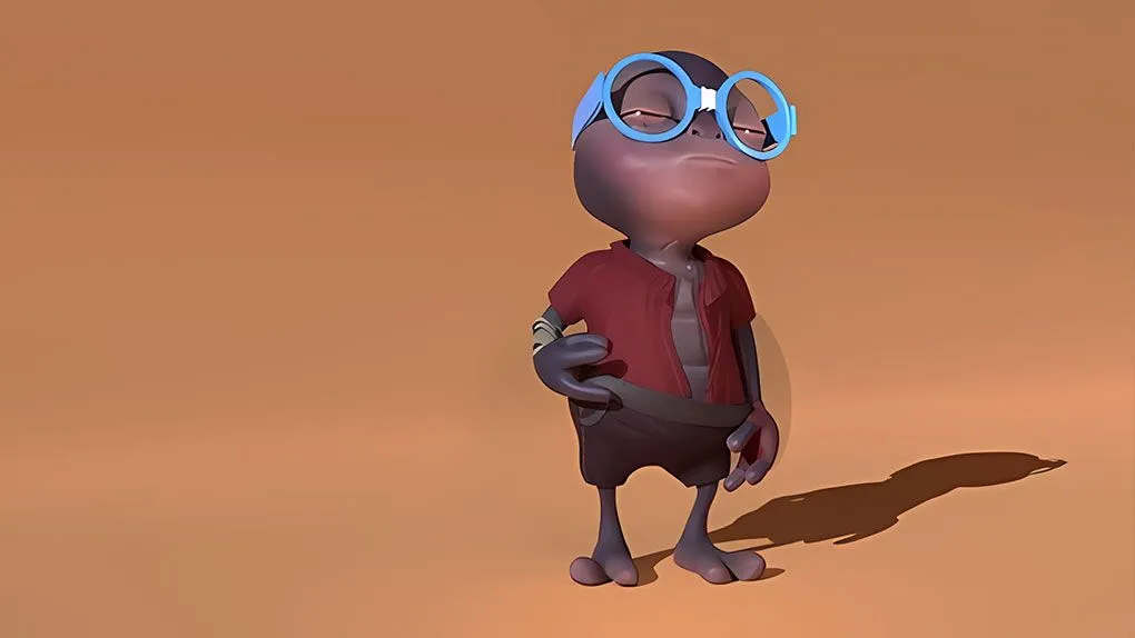 Blender眼睛龟角色三维动画设计视频教程 3D Character Design for Animation