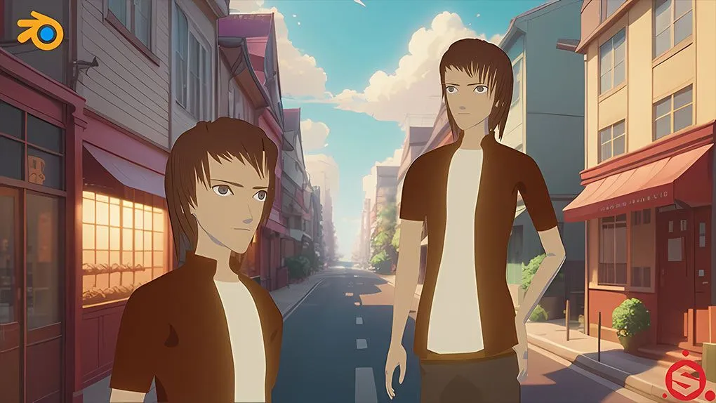 Blender卡通渲染动漫角色完整制作流程视频教程 Creating an anime character in blender