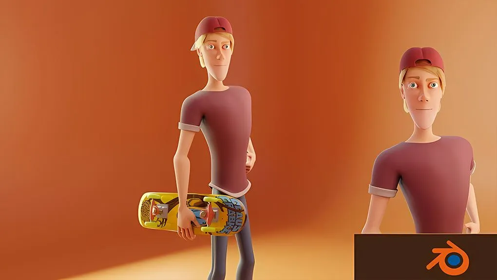 Blender人物角色完整制作工作流程视频教程 Blender Character Creation: Master the Basics and Beyond