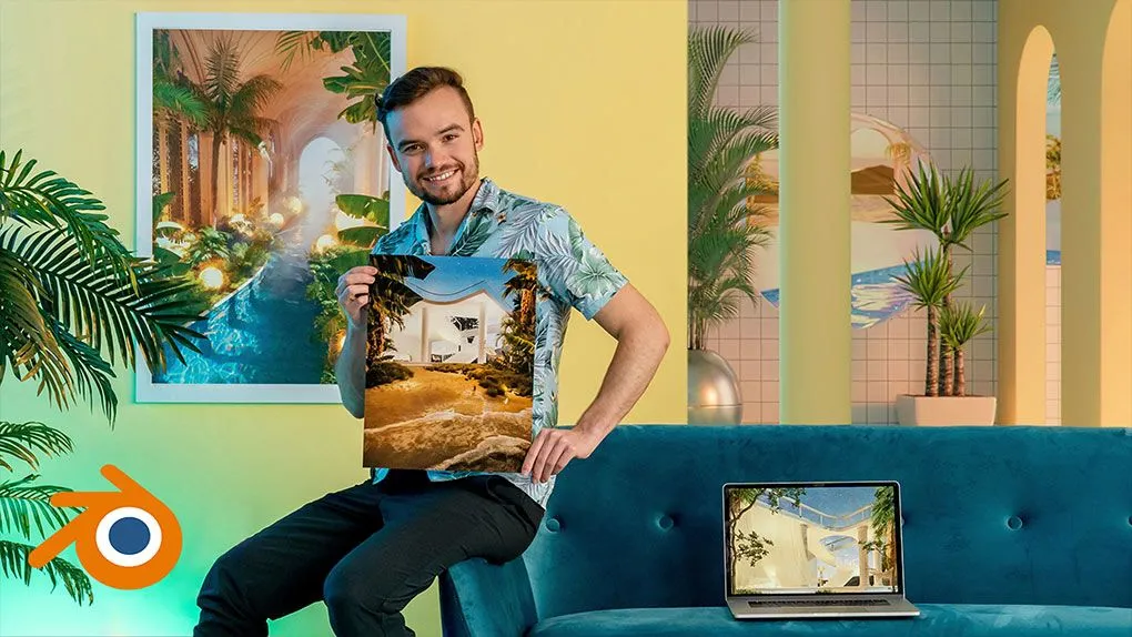 Blender逼真3D场景渲染核心技术视频教程 中文字幕 Rendering Photorealistic 3D Scenes in Blender