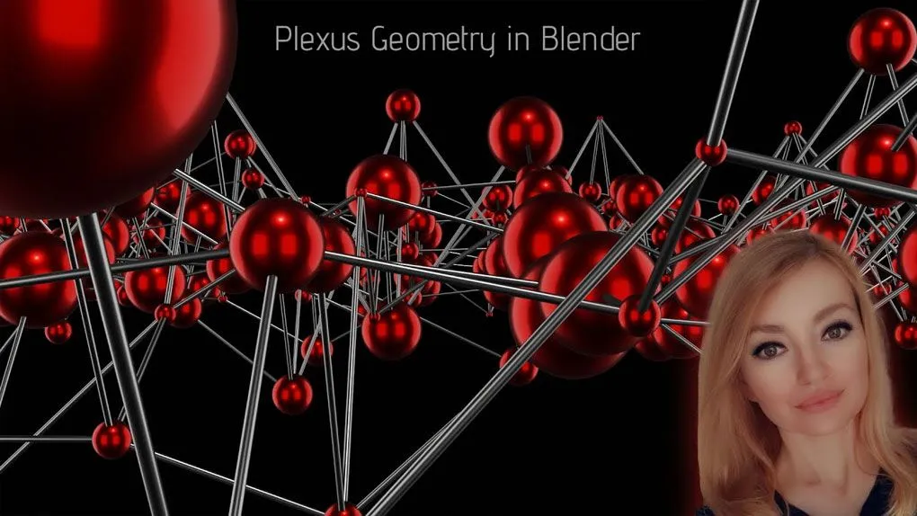 Blender神经丛状几何体创意制作视频教程 中文字幕 Plexus Geometry in Blender