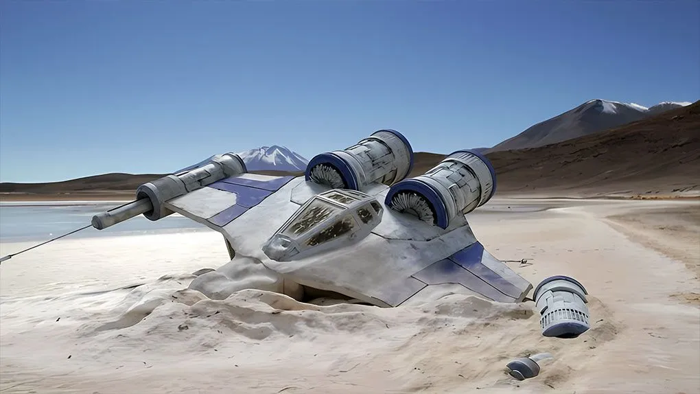 Blender飞船坠毁真实镜头添加CGI特效视频教程 中文字幕 Blender for VFX - Learn to add realistic CGI into footage