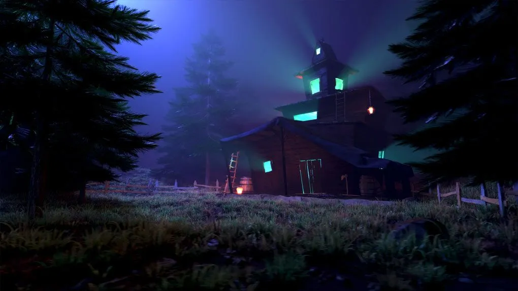 Blender诡异幻想环境场景实例制作流程视频教程 Environment Building Workflow in Blender