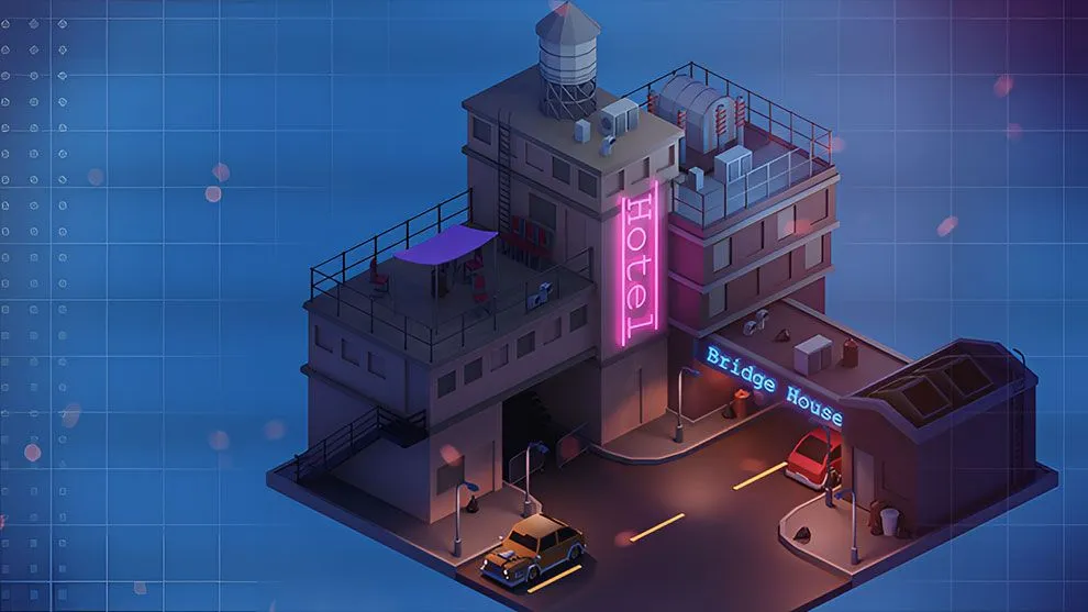 Blender低多边形赛博朋克场景制作流程视频教程 Creating Low Poly Cyberpunk Scenes with Blender