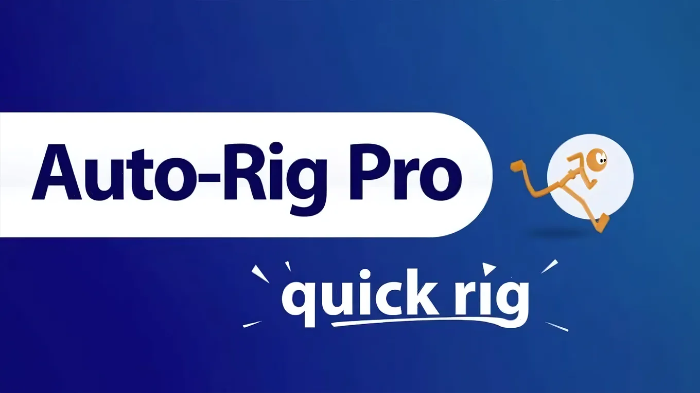 人物角色自动绑定Blender插件 Auto-Rig Pro V3.67.32 + Quick Rig V1.25.17