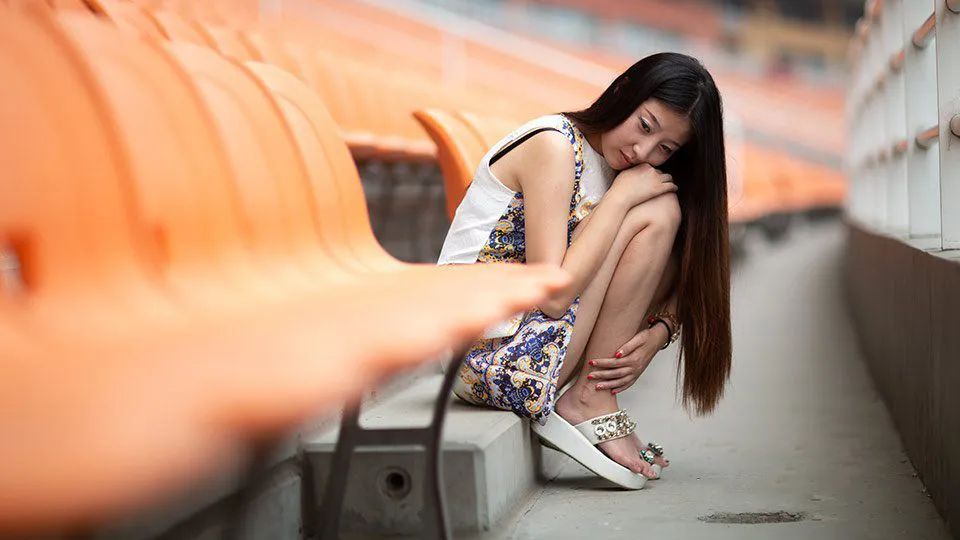 6张国内美女模特人像写真摄影原片RAW原片素材