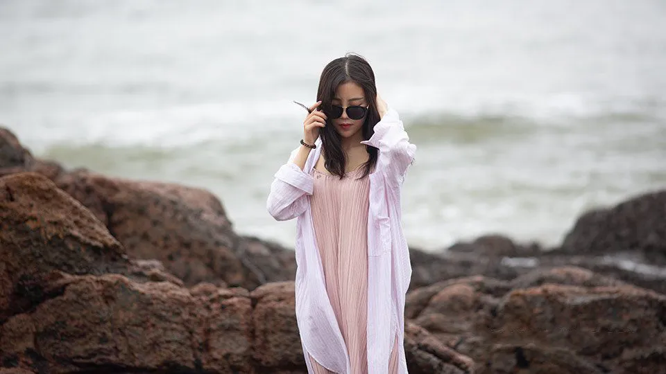 10张国内美女模特外拍人像写真摄影原片RAW原片素材