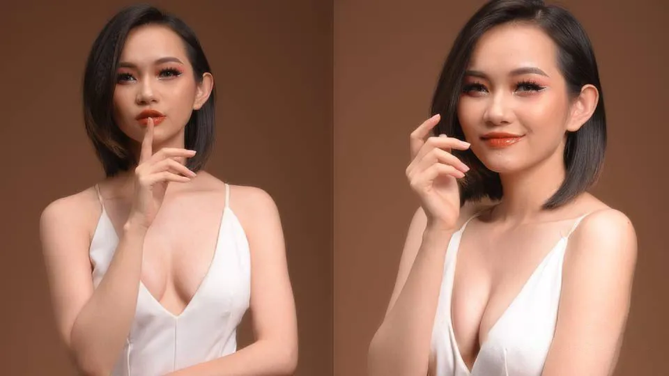 44张室内棚拍美女模特人像摄影原片RAW原片素材