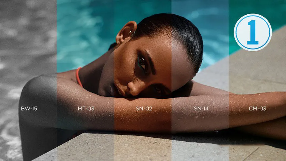 Capture One飞思官方黑白胶片预设 电影预设两套合集