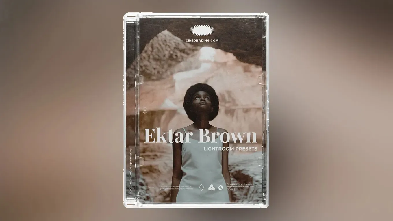 复古棕色老照片怀旧摄影褪色回忆后期调色lightroom预设 CINEGRADING +Cine Ektar Brown Presets