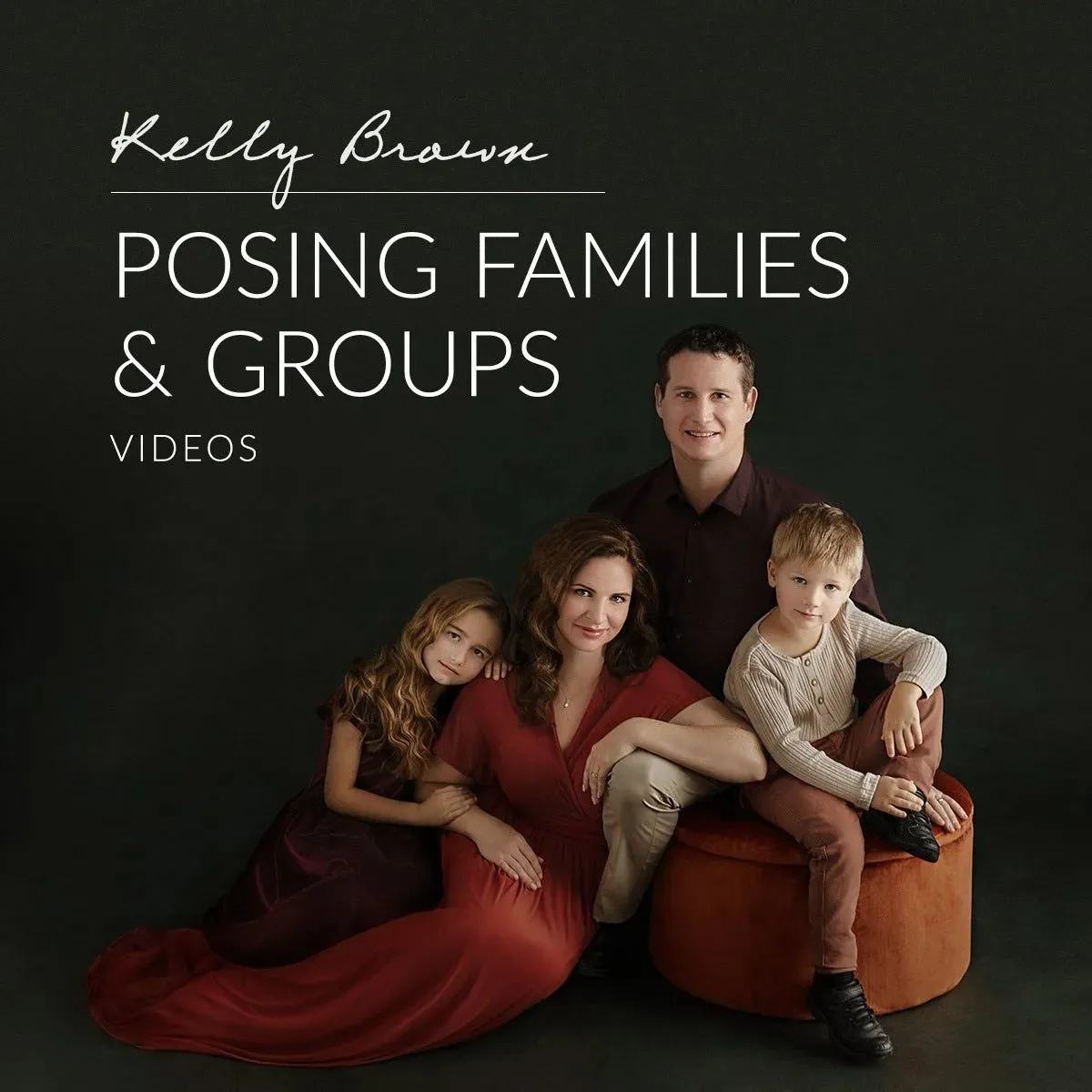 Kelly Brown - 家庭人像团体照摆姿构图摄影布光教程-中英字幕