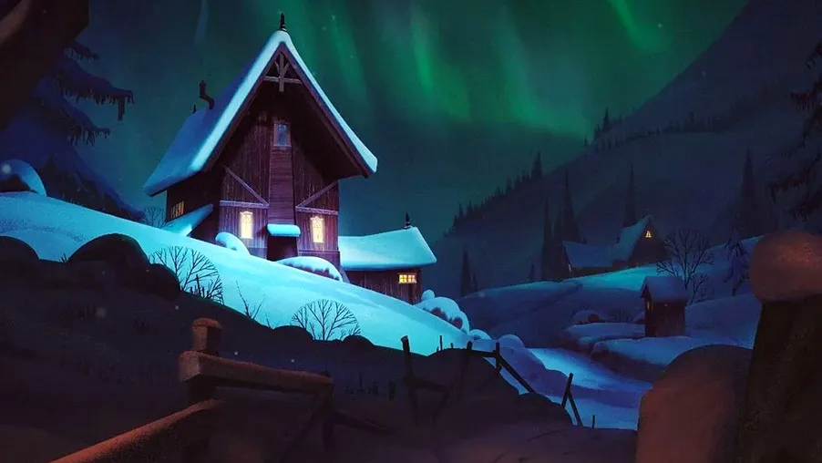 PS极光雪屋数字绘画实例训练视频教程 Concept Painting in Photoshop