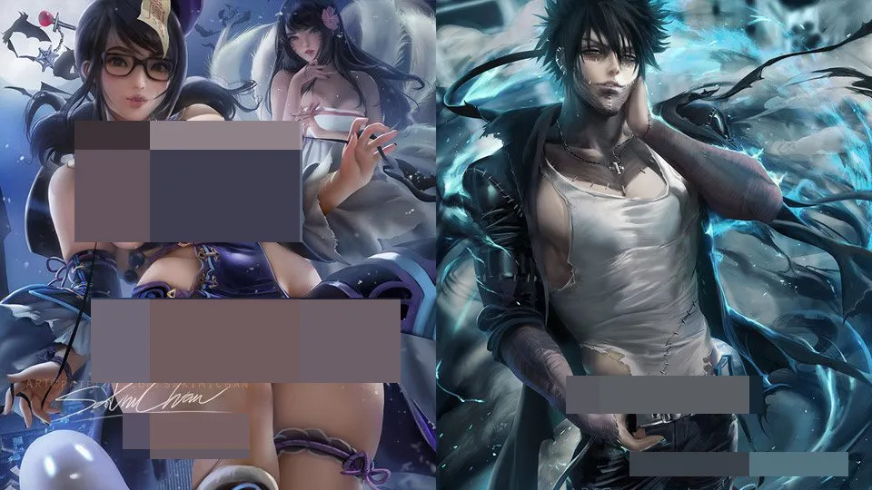 P站画师Sakimi Chan超级卡通角色手绘实例训练教程86季