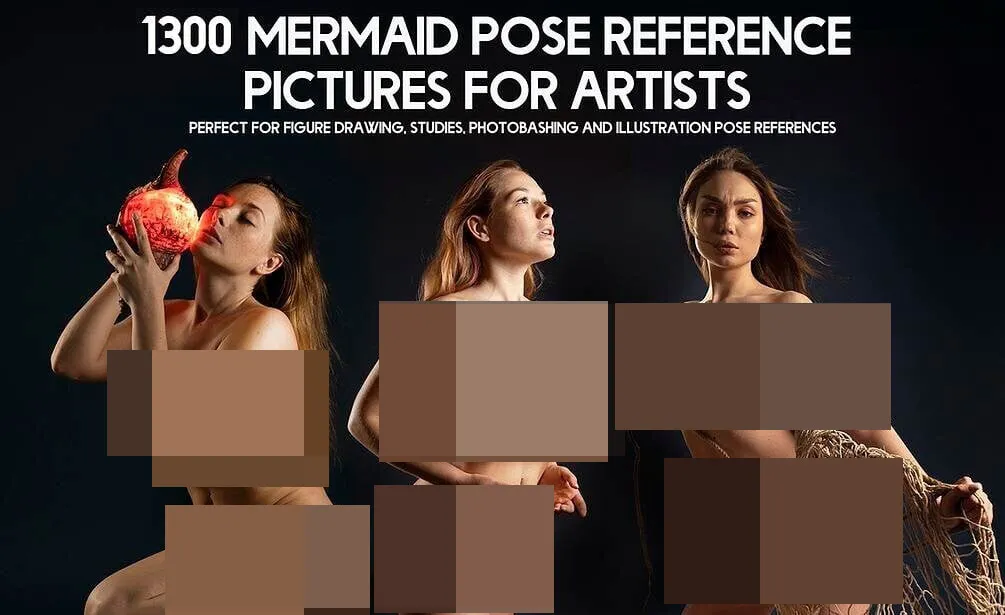 1300组优美女性人体造型姿势高清参考图片合集