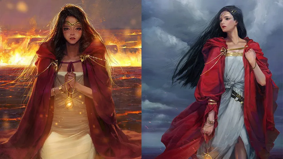 韩国插画师傲娇的姐姐原画插画合集原画插画官方设定集