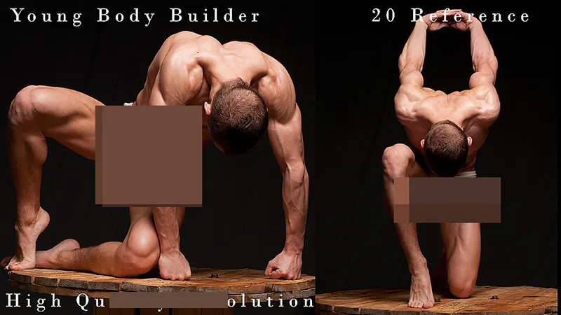 20张年轻健美运动姿势造型高清参考图合集