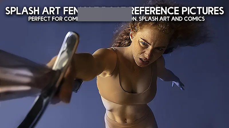 600张女性模特超酷动作姿势造型艺术参考高清照片合集