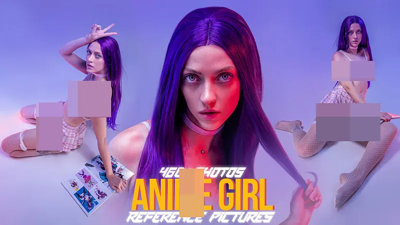 460张动漫女孩艺术姿势造型高清参考图合集