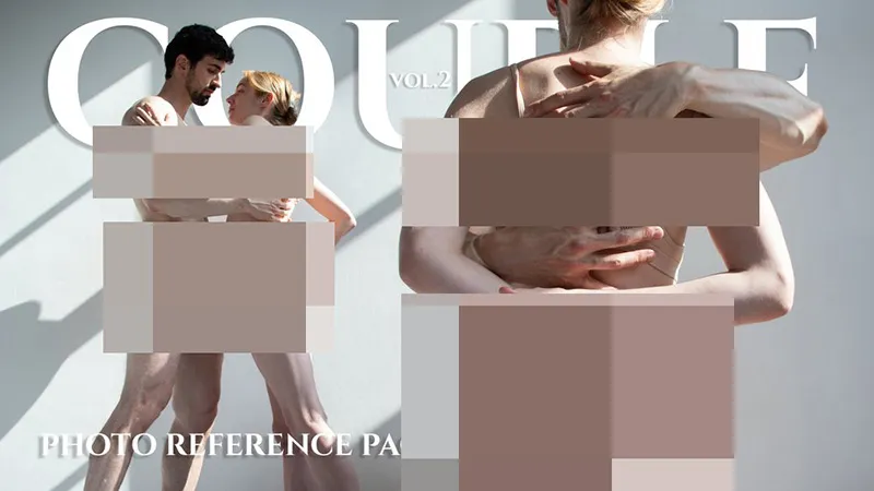 220张男女情侣艺术姿势造型高清参考图合集