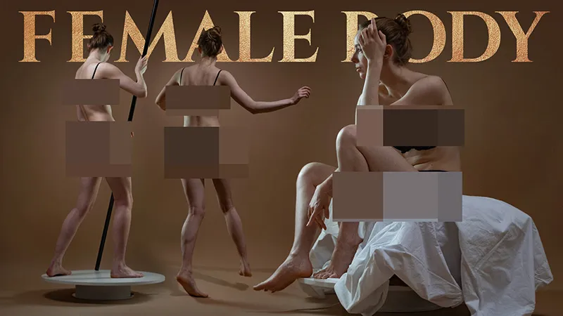 770张女性人体肖像表情姿势造型高清参考图合集