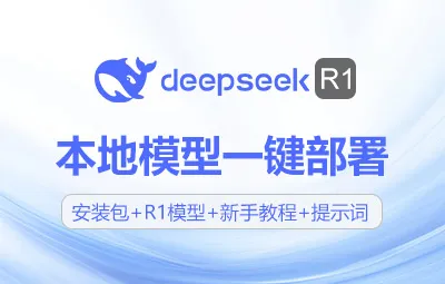 国产AI深度思考V3大模型DeepSeekR1远程安装本地部署安装包，视频教程 Win/Mac
