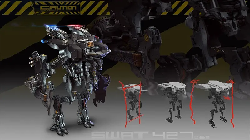 PS科幻机械人角色设计视频教程The Gnomon Workshop Mechanical Character Design