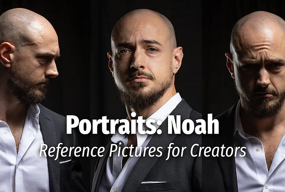 114张欧美男性肖像造型高清参考图合集