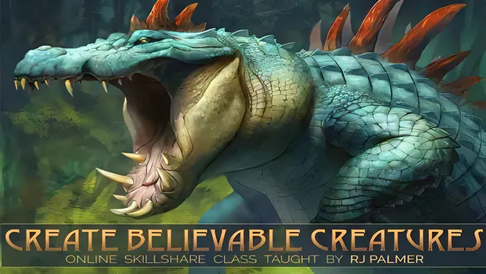 概念生物草图绘制视频教程 Utilizing Reference Images Create Believable Creatures