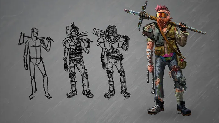 动作游戏原画艺术绘画训练视频教程 Developing Enemy Archetypes for Games