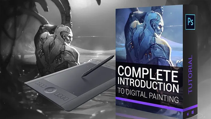 Photosho大师级数字绘画艺术训练视频教程 Cubebrush Getting Started With Digital Painting