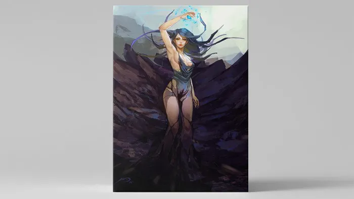 唯美女性角色游戏手绘艺术视频教程 Cubebrush RAW Spellcraft