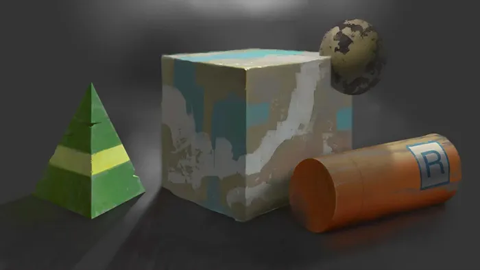 光线与色彩的表现关系视频教程 Rendering Tutorial Part 1 : Light and Color on Form