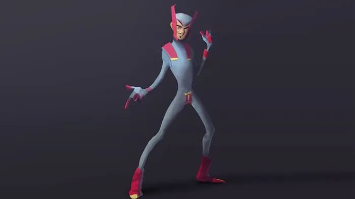 PS动感超人手绘艺术训练视频教程 Stylized Character Design 1- Space Cadet