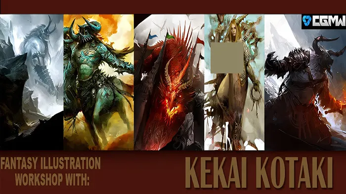 激战2游戏原画数字绘制训练视频教程 CG Master Academy Digital Fantasy Illustration Workshop