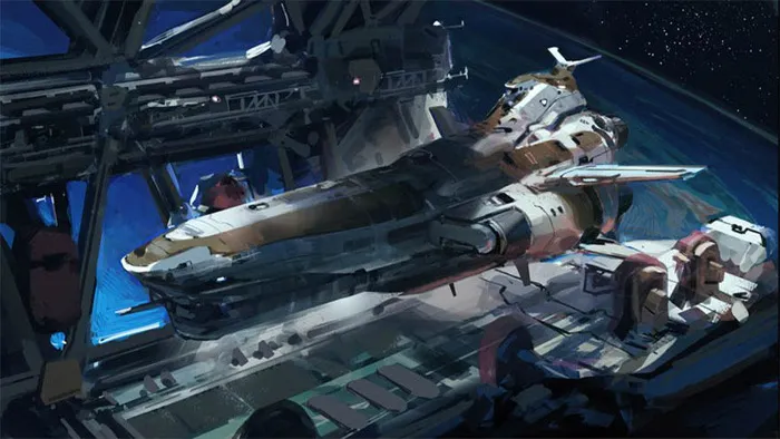 PS宇宙飞船艺术绘画训练视频教程 Spaceship painting Tutorial by John Wallin Liberto