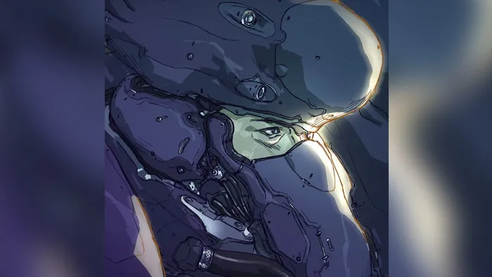 生化战甲色彩渲染绘画技巧视频教程