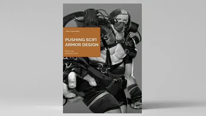科幻机甲战士原画设计训练视频教程 Gumroad Anthony Jones Pushing Sci Fi Armor Design