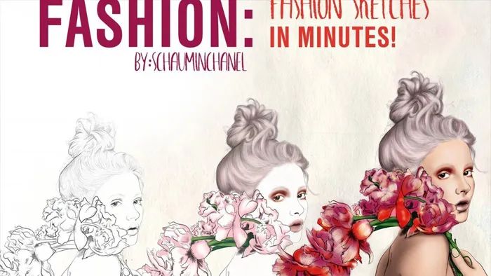时尚服装设计草图训练视频教程 PHOTOSHOP FOR FASHION TRANSFORM YOUR HAND-DRAWN FASHION SKETCH IN MINUTES