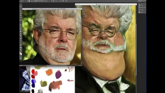 人物肖像数字彩绘完整实例训练视频教程