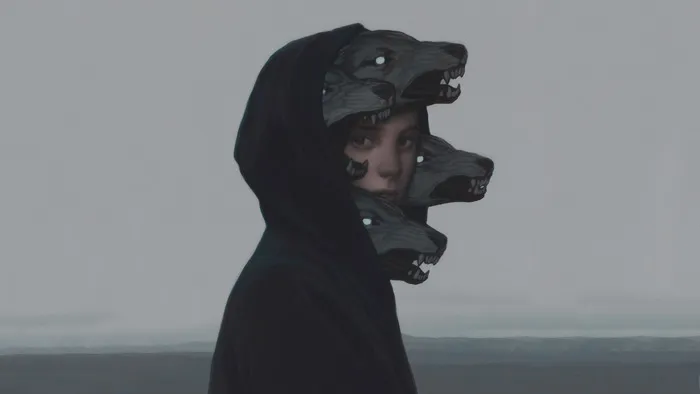 狼孩数字绘画清晰流程实例训练视频教程 GUMROAD WOLF PACK PROCESS BY YURI SHWEDOFF