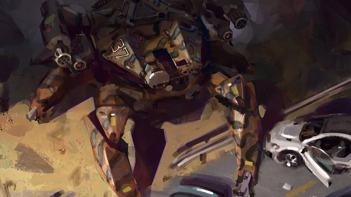 科幻机甲概念设计绘画实例训练视频教程 GUMROAD SCI FI DESIGN PACK BY JOHN WALLIN LIBERT