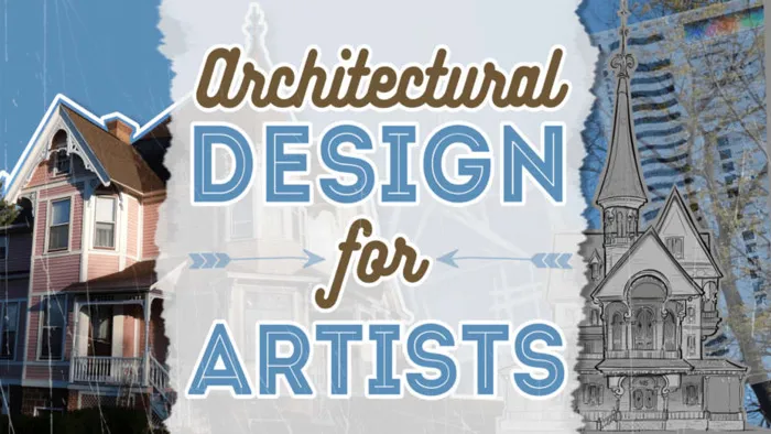 传统艺术建筑数字绘画实例训练视频教程 Architecture Design For Artists – Learn How to Draw Buildings For Concept or Traditional Art