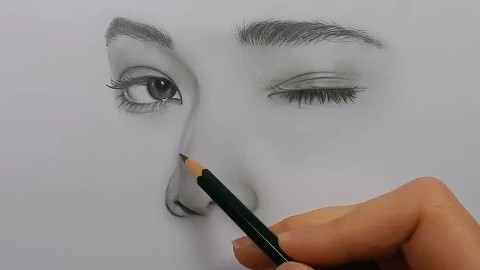 画人物素描 写实立体通透画法绘画实例训练视频教程