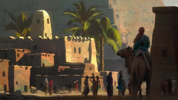 阿拉伯异域风情数字绘画全流程视频教程 Designing architecture in Adobe Photoshop – Stephane Wootha Richard