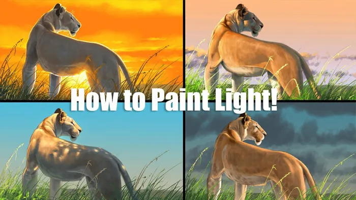 Aaron Blaise讲授数字绘画光与影技术大师级视频教程 Aaron Blaise: How to Paint Light