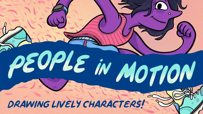 身体肢体语言行为动作漫画绘制技巧视频教程 Character Design: Drawing People in Motion