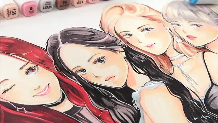 马克笔动画着色过程传统手绘技能实例训练视频教程